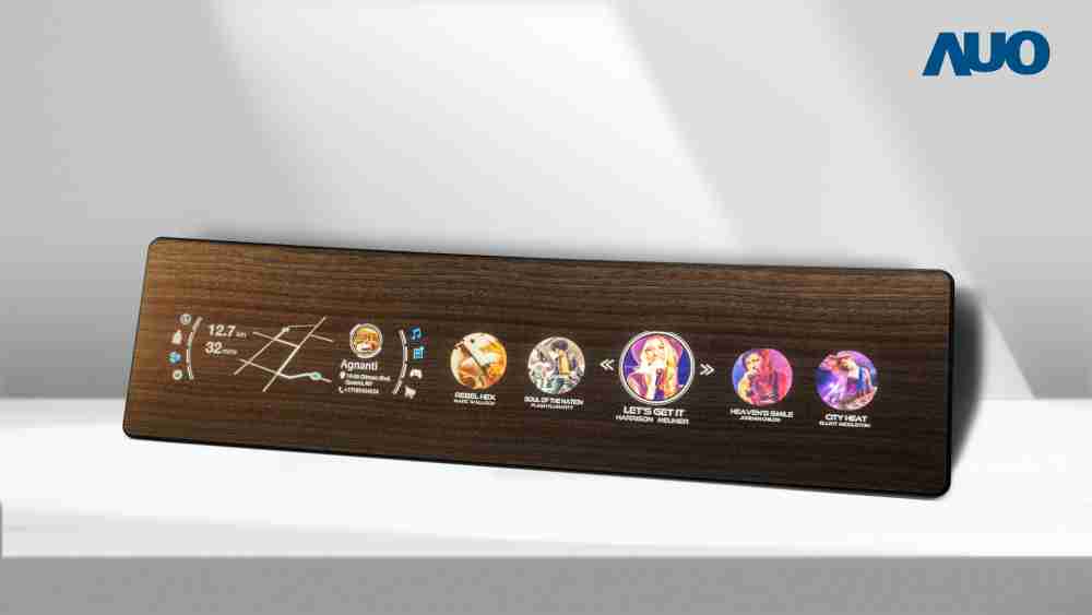 YAXIN111研发全球最高穿透度达80%的AmLED木纹显示器，，，，可于使用时呈现高亮度、、、、清晰可见的信息，，，，并在不使用时回归为单纯的饰板，，，节能兼具美观